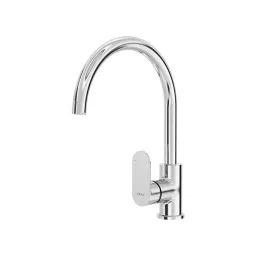 Cera Curve Single Sink Mixer With 235 mm (9 inch) Long Swivel Spout And 450 mm Long Braided Conection Pipe, F1023551 image 3