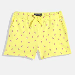 Allen Solly Junior Girls Conversational Printed Pure Cotton Shorts-image-99