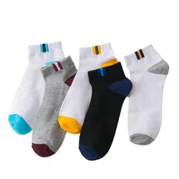 YOUSTYLO Pack of 5 Patterned Ankle Length Socks-18