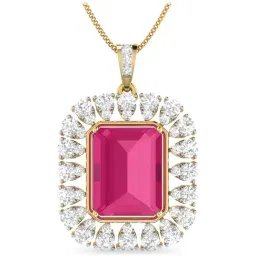 PC Jeweller Prova 18 kt Gold & Diamond Pendant without Chain-image-44