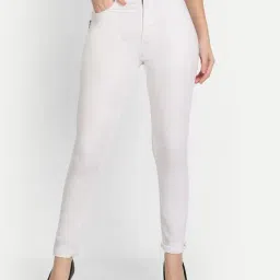 Angelfab White Cotton Skinny Fit High Rise Jeans-picture-19