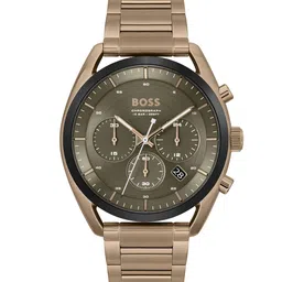 BOSS Men Textured Dial & Bracelet Style Straps Analogue Watch 1514094-44