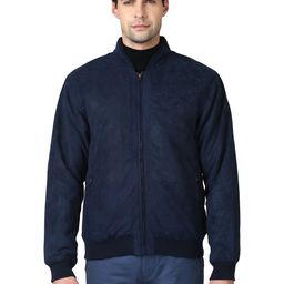 ColorPlus Men Navy Blue Solid Bomber-image-23