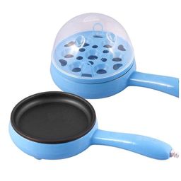 dealzone Multipurpose Single Layer Handle Egg Boiler with Non Stick Fry pan Electric for Omelette Maker and Other Egg Variety(Pack Of 1, MultiColor) image 2