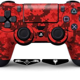 Elton PS4 Controller Designer 3M Skin for PlayStation 4, PS4 Slim, Ps4 Pro Dual Shock Remote Wireless Controller - Skin for One Controller Only + 2 Led bar Decal Free image 1