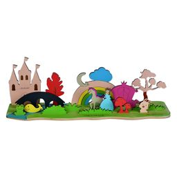 The Funny Mind The Castle 3D Story Board Educational Toy 22 Pieces - Multicolour-14