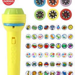 Play Nation Projector Flashlight Torch with 6 Reels 48 Pattern - Multi color-3