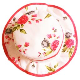 Akinos Kids Floral Printed Cap - Pink-28