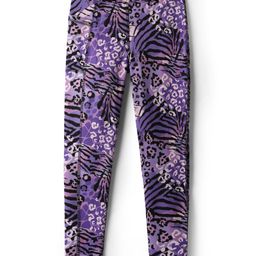 Pine Active Knit Full Length Super Stretch Printed Leggings - Violet-image-97