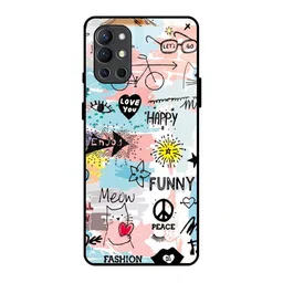 QRIOH Typography Printed OnePlus 9R Back Case Mobile Accessories-picture-41