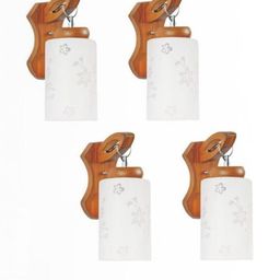 Somil Premium Designer Glass Wall / Night Lamp Elegant & Stylish Dcor Accent for Modern Interiors, color- White, Size:- 18 X 22 X 29.5 CM-image-92