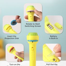 Play Nation Projector Flashlight Torch with 6 Reels 48 Pattern - Multi color image 4