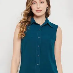 Mast & Harbour Sleeveless Shirt Style Top-picture-32