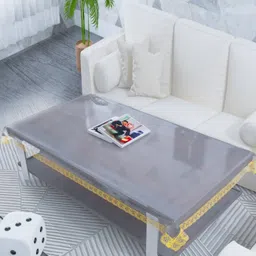 TANLOOMS Transparent Waterproof 2-Seater Table Cover-57