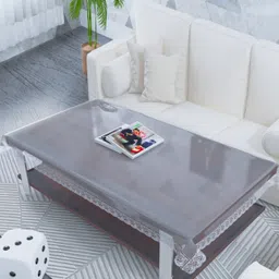 TANLOOMS Transparent Waterproof 2-Seater Table Cover-25