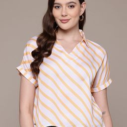 Nautica Striped Extended Sleeves Top-image-65