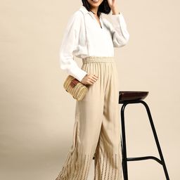 Sangria Women Hem Design Palazzos-image-94