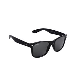 Creature Unisex Black Lens & Black Aviator Sunglasses with UV Protected Lens-29
