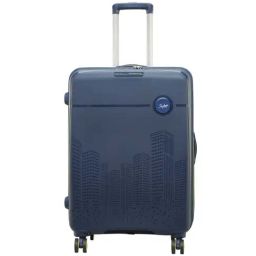 Skybags Cityscape Blue Printed Hard Large Trolley Bag - 56 Ltrs-73