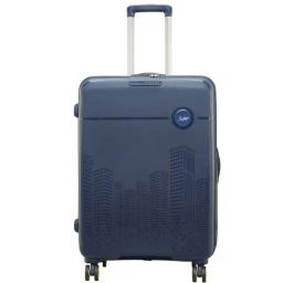 Skybags Cityscape Blue Printed Hard Small Trolley Bag - 38 Ltrs-72