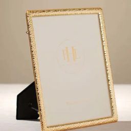 Pure Home and Living Gold Metal Hammered Large Photo Frame-picture-41