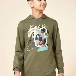 Coolsters by Pantaloons Boys Capulet Olive Cotton Printed Full Sleeves Sweatshirts & Hoodies-image-75