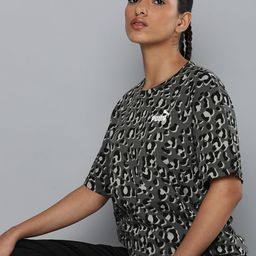 Puma Printed Pure Cotton Relaxed Fit T-shirt-image-9