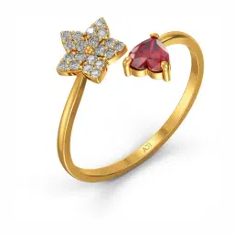 Joyalukkas 22k Aster Yellow Gold Ring for Women-picture-41