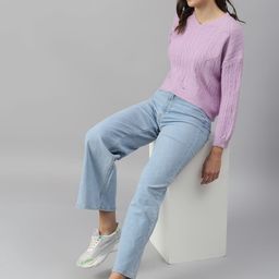 Xpose Women Cable Knit Pullover-picture-16