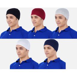 PRIDE APPAREL Men Black & Red Beanie-57