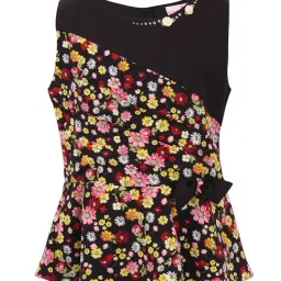 Cutecumber Kids Black Printed Top-image-77