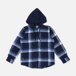 Pepe Jeans Kids Navy Checks Shirt-image-81