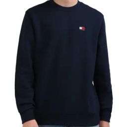 Tommy Hilfiger Navy Blue Cotton Solid Men Regular Fit Sweatshirt-picture-30