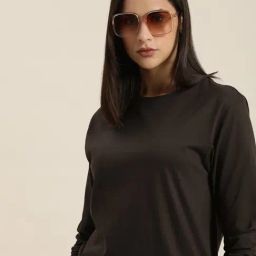 Dillinger Dark Brown Cotton Oversized T-Shirt-image-72