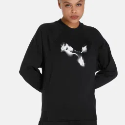 Puma Black Logo Print Sweatshirt-41