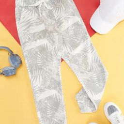 Pantaloons Junior Charcoal Solid Trousers-image-63
