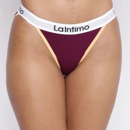 La Intimo Purple Comfort Fit Panties-image-22