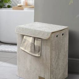 Obsessions Taupe Medium Foldable Laundry & Multi Storage Basket-29