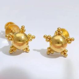 Malabar Gold and Diamonds 22k (916) BIS Hallmark Yellow Gold Earring For Women-image-89