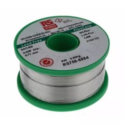RS PRO Wire, 0.71mm Lead Free Solder, 217°C Melting Point, 7568884-12