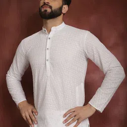 SOJANYA Men Pure Cotton Chikankari Kurta-52