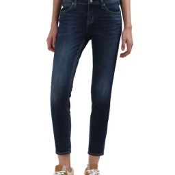 CALVIN KLEIN Dark Stone Blue Mid Rise Jeans-image-43