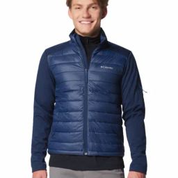 Columbia Blue Regular Fit Quilted Jacket-image-27