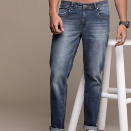 The Roadster Life Co. Men Mid Rise Slim Fit Light Fade Stretchable Jeans-image-29