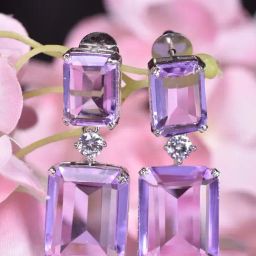 Saraf RS Jewellery Silver Embellished chandelier Earrings-image-47