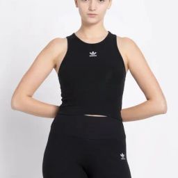 Adidas Originals Black Plain Sports Tank Top-image-22