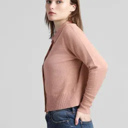 Only Brown Regular Fit Cardigan image 4