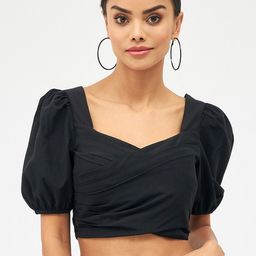 Harpa Sweetheart Neck Cotton Crop Top-image-82