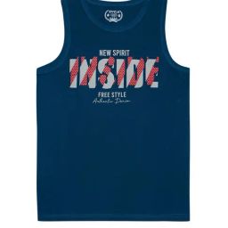 Dyca Kids Dark Blue Graphic Print T-Shirt-image-45