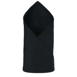 Peter England Black Solid Pocket Square-picture-19